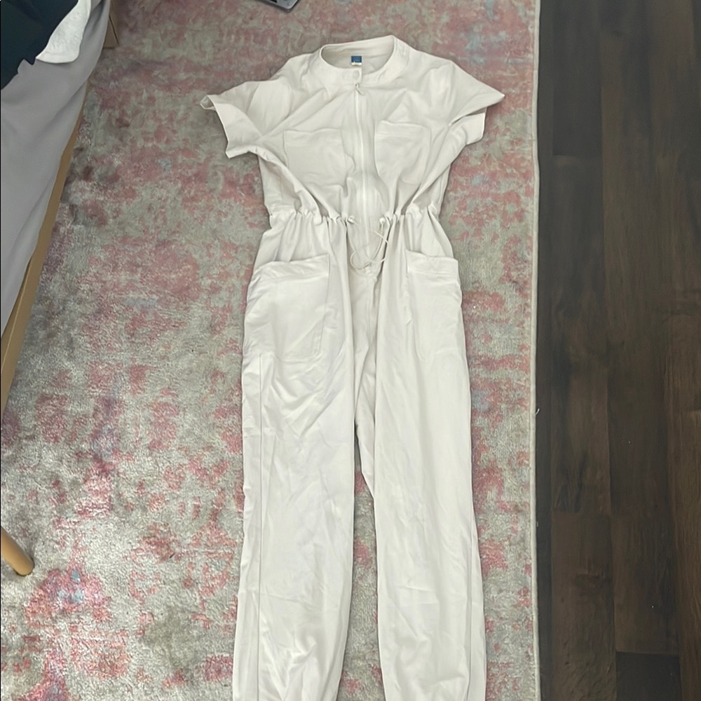 Old Navy Cream Jumpsuit